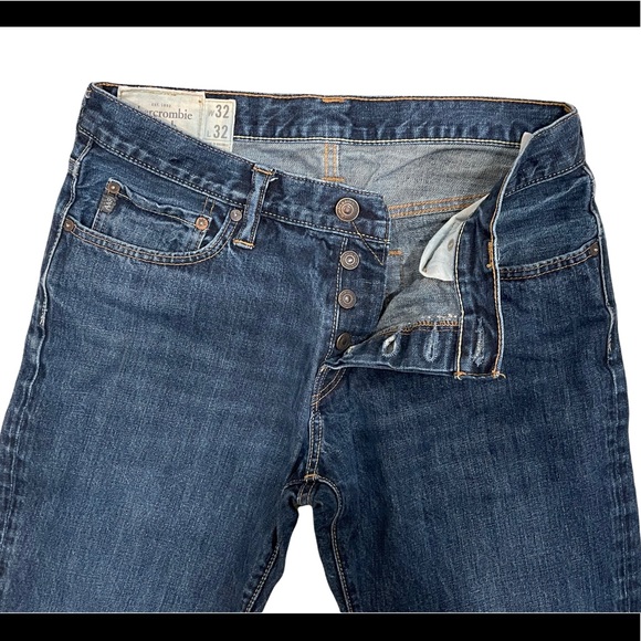 Men’s Abercrombie & Fitch Jeans - Dark Blue - Picture 3 of 5